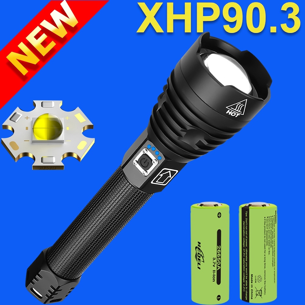  XHP90.3  LED , 18650   ..